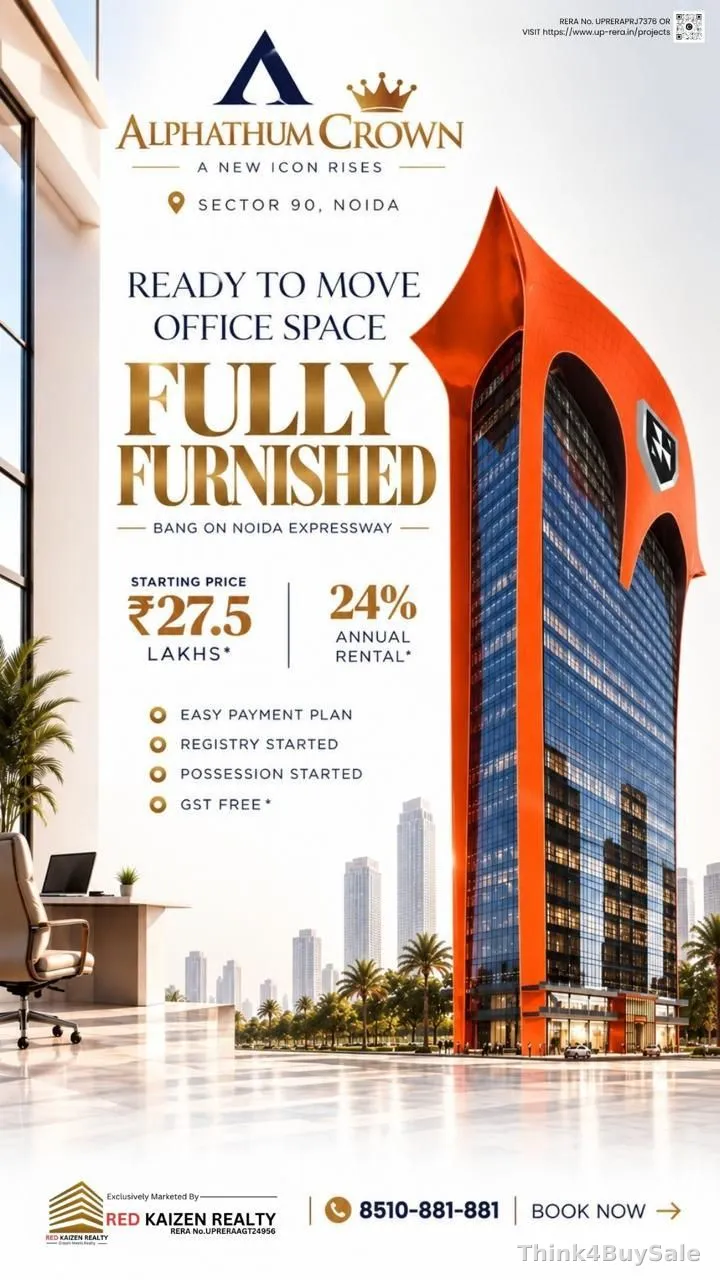 300 sq.ft Office Space for Sale in Noida Expressway, Noida